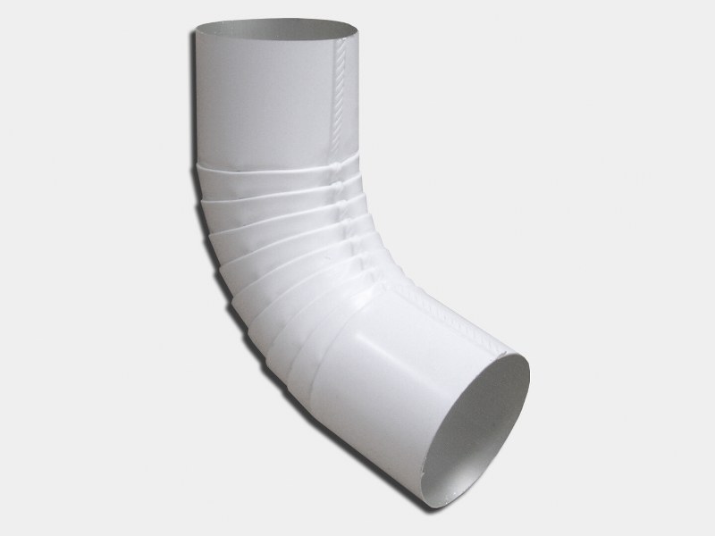 3 WT ROUND PLAIN ALUM ELBOW BB"